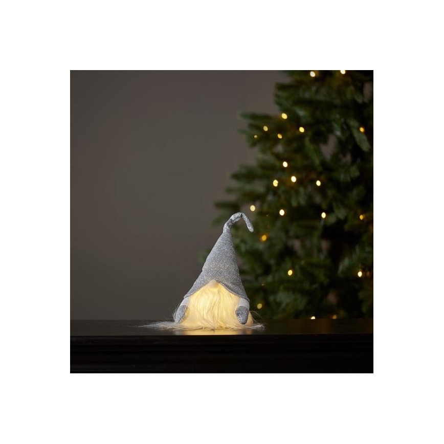 Eglo - LED Χριστουγεννιάτικο διακοσμητικό 1xLED/0,06W/3xAG13 γκρι