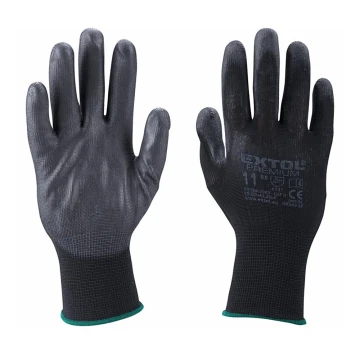 Extol Premium - Γάντια εργασίας μέγεθος 10" μαύρο