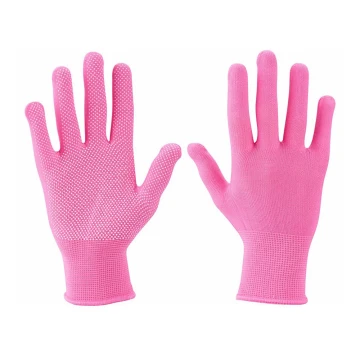 Extol - Γάντια εργασίας μέγεθος 7" ροζ
