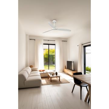 FARO 32101WP - Ανεμιστήρας οροφής JUST FAN M λευκός δ. 128 cm SMART + τηλεχειριστήριο