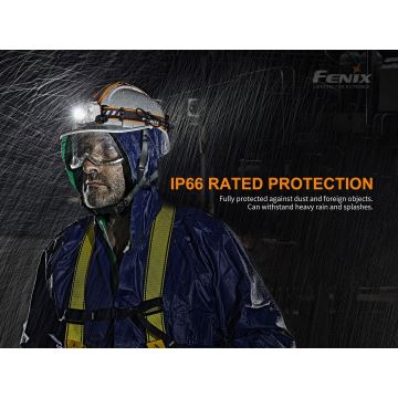 Fenix HP16R1250 - Επαναφορτιζόμενος φακός κεφαλής LED 3xLED/4xAA IP66 1250 lm 600 h