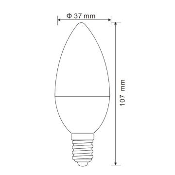 Globo - Λαμπτήρας Dimming LED E14/5W/230V 4000K