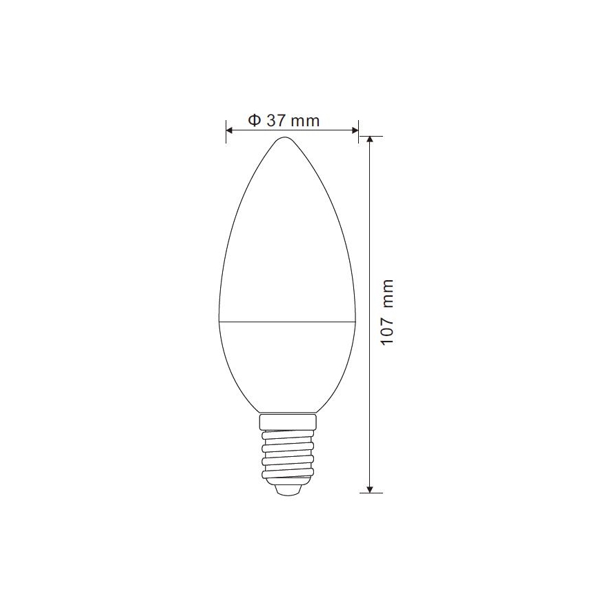 Globo - Λαμπτήρας Dimming LED E14/5W/230V 4000K