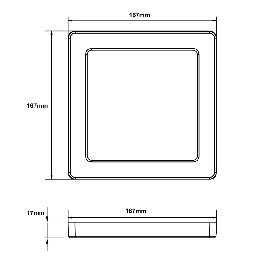 Globo - Φωτιστικό οροφής LED LED/12W/230V 3000/4000/6500K λευκό