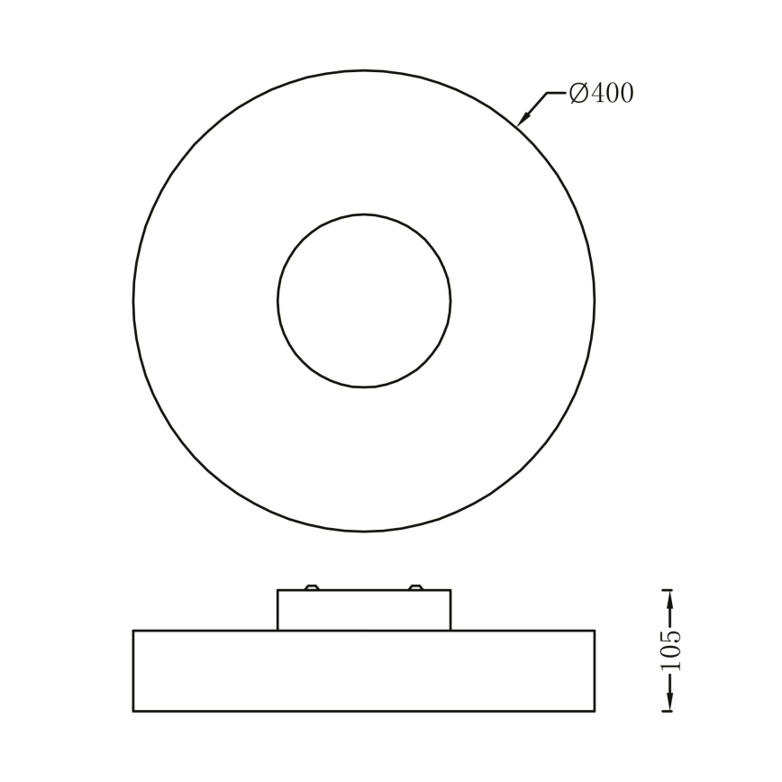 Globo - Φωτιστικό οροφής LED LED/24W/230V