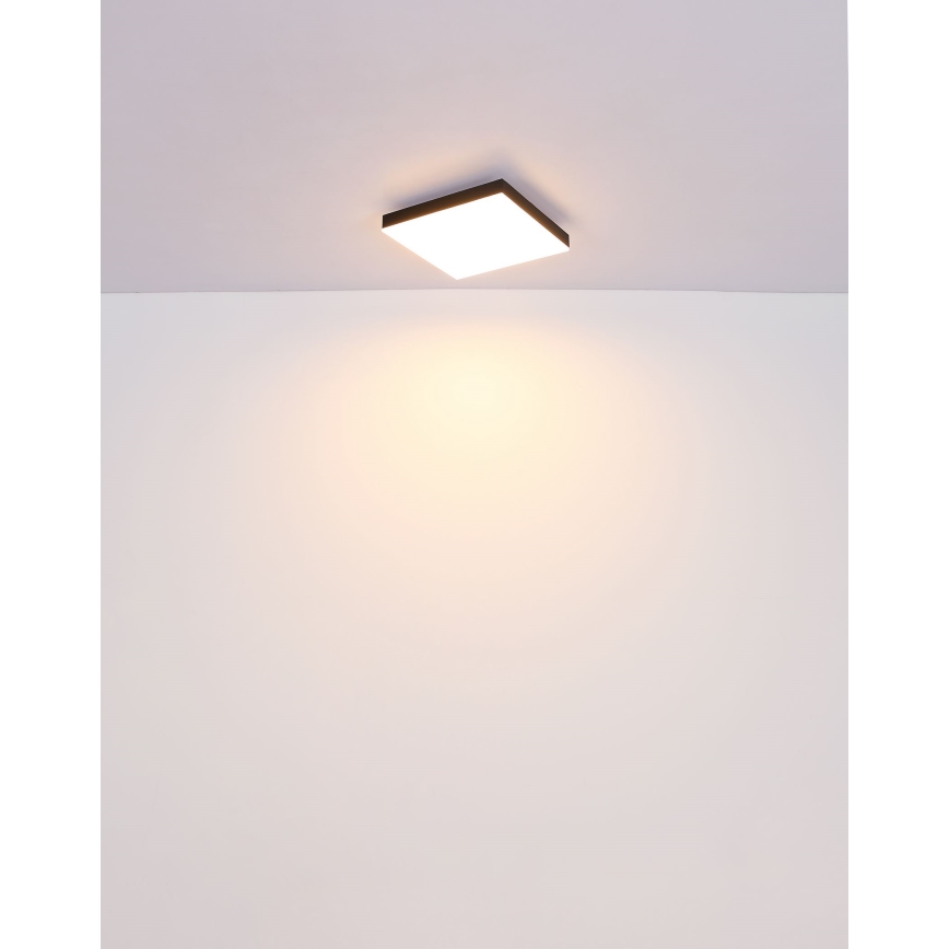 Globo - Φωτιστικό οροφής LED LED/18W/230V 30x30 cm μαύρο