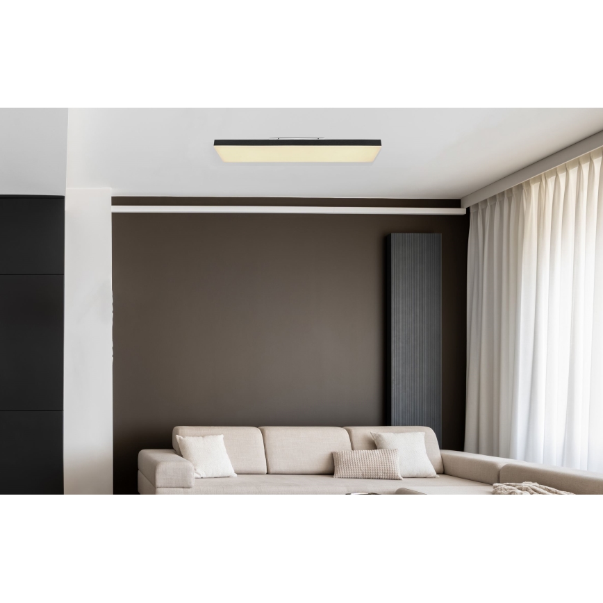 Globo - LED Dimmable φωτιστικό οροφής LED/24W/230V 2700-6500K μαύρο + τηλεχειριστήριο