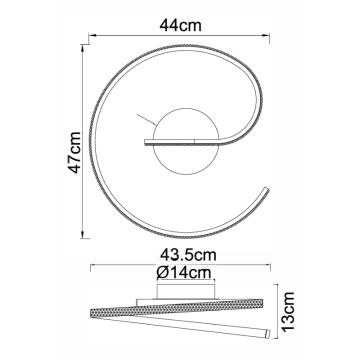 Globo - LED Πλαφονιέρα οροφής LED/20W/230V