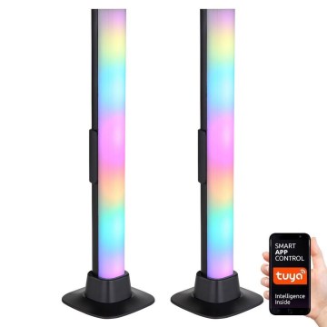 Globo RGB- ΣΕΤ 2x LED RGB Eπιτραπέζια λάμπα dimming 2σε1 LED/2W/5V USB Wi-Fi Tuya