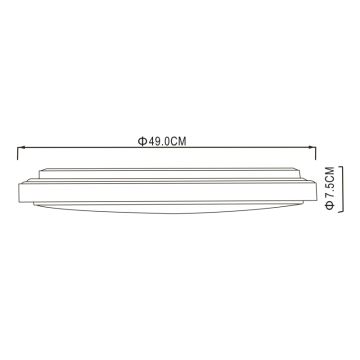 Globo - Φωτιστικό οροφής LED LED/32W/230V 3000/4000/6000K διάμετρος 49 cm