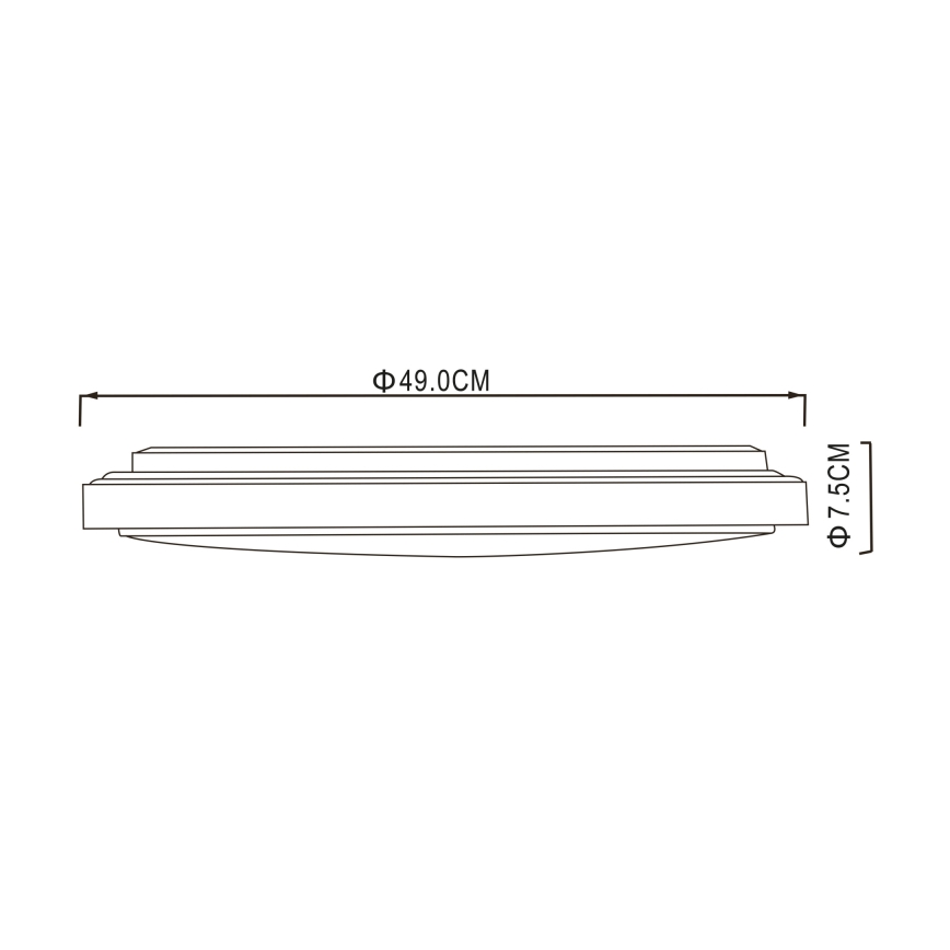 Globo - Φωτιστικό οροφής LED LED/32W/230V 3000/4000/6000K διάμετρος 49 cm