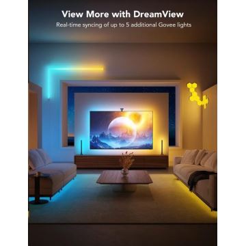 Govee - DreamView T2 DUAL TV 55-65" SMART LED φωτισμός τηλεόρασης backlight RGBIC Wi-Fi + τηλεχειριστήριο