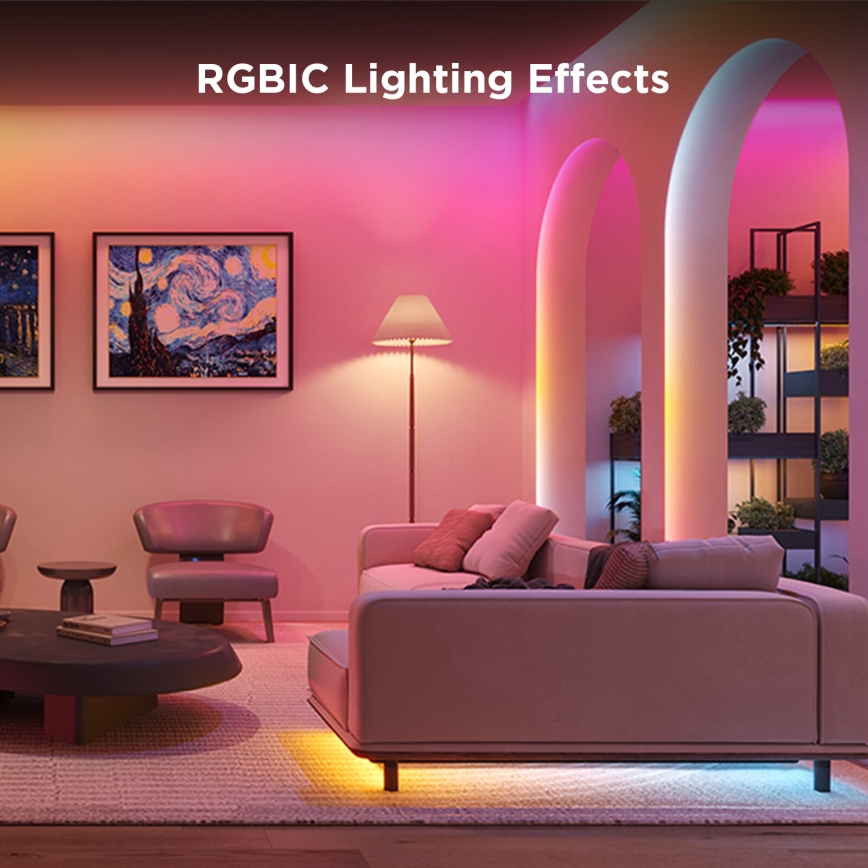 Govee - Wi-Fi RGBICW Smart PRO Ταινία LED 5m MATTER  - extra durable