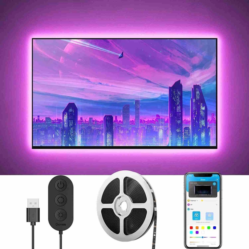 Govee -  Οπίσθιος φωτισμός για TV 46-60" SMART LED  RGB