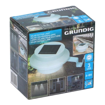 Grundig - LED Ηλιακό φωτιστικό με λαβή 3xLED/1xAA