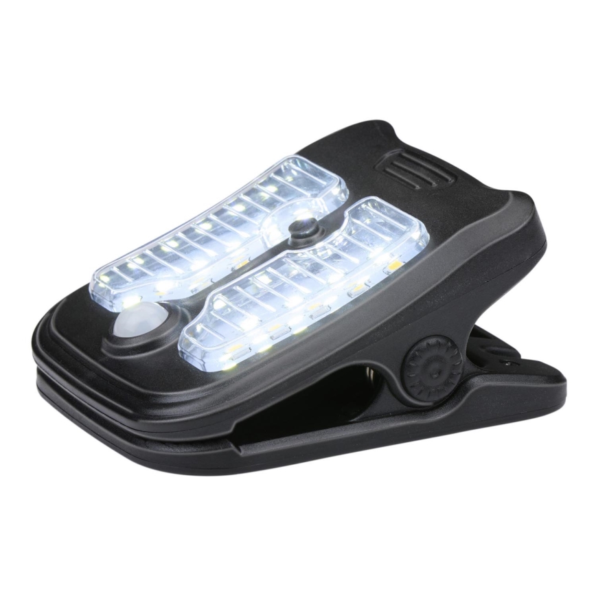 Grundig - Ηλιακό φωτιστικό LED με αισθητήρα CLIP-ON LED/4W/3,7V IP44