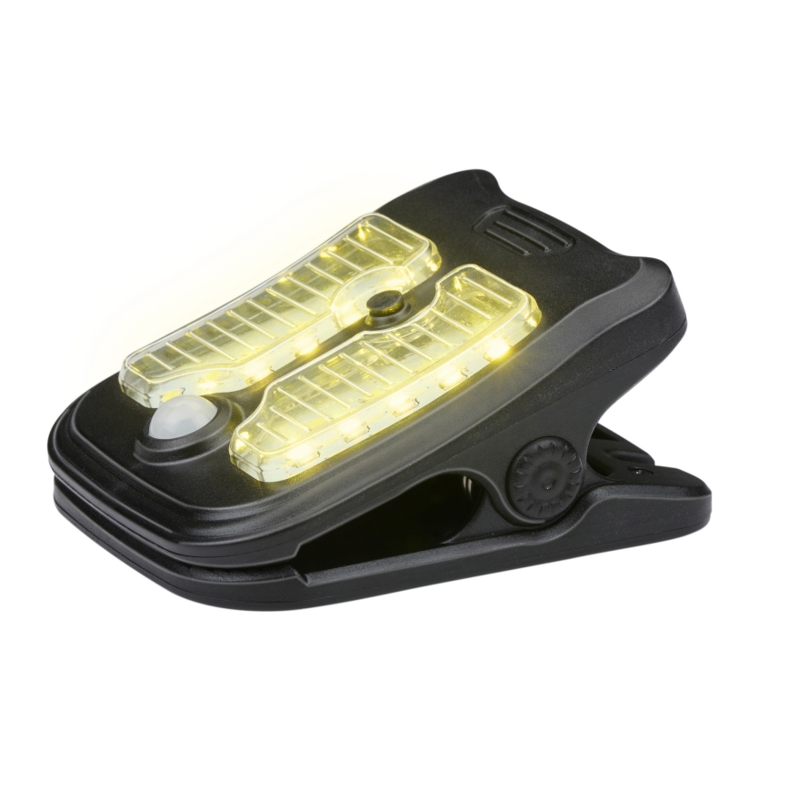 Grundig - Ηλιακό φωτιστικό LED με αισθητήρα CLIP-ON LED/4W/3,7V IP44