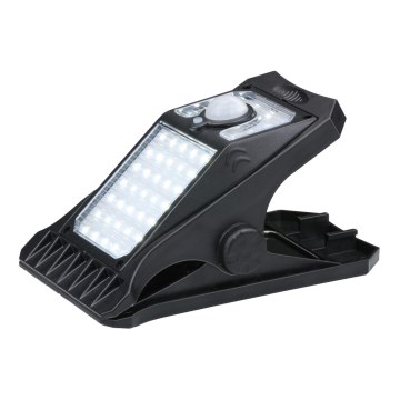 Grundig - Ηλιακό φωτιστικό LED με αισθητήρα CLIP-ON LED/9W/3,7V IP44