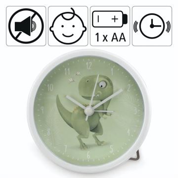Hama - Παιδικό ρολόι ξυπνητήρι 1xAA δεινόσαυρος