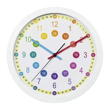 Hama - Παιδικό ρολόι τοίχου 1xAA πολύχρωμο
