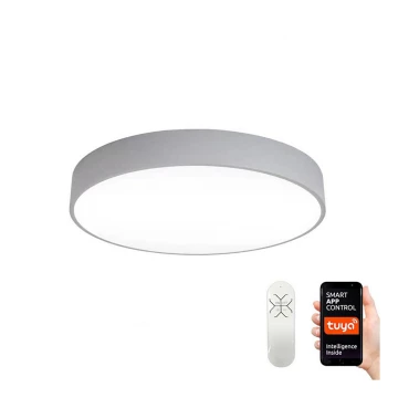 Immax NEO 07143-GR60 - Φωτιστικό οροφής LED Dimmable RONDATE LED/50W/230V Tuya γκρι + τηλεχειριστήριο