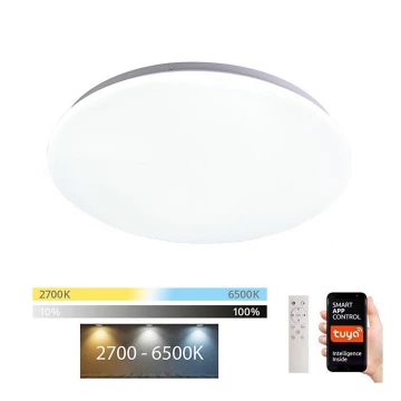 Immax NEO 07156-38 - Φωτιστικό οροφής LED Dimmable ANCORA LED/24W/230V 2700-6500K Wi-Fi +τηλεκοντρόλ Tuya