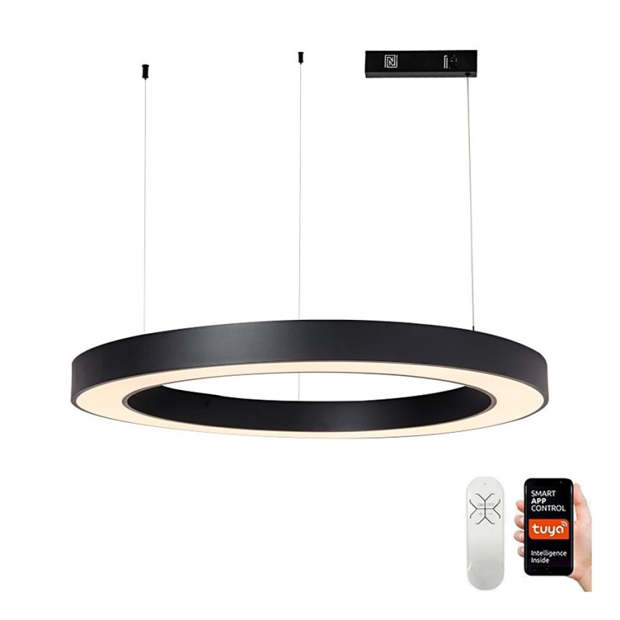 Immax NEO 07211L - Led Dimmable κρεμαστό φωτιστικό οροφής PASTEL LED/68W/230V 2700-6500K Tuya μαύρο + τηλεχειριστήριο