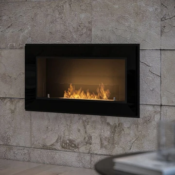 InFire - Built-in Τζάκι BIO 49x90 cm 3kW μαύρο