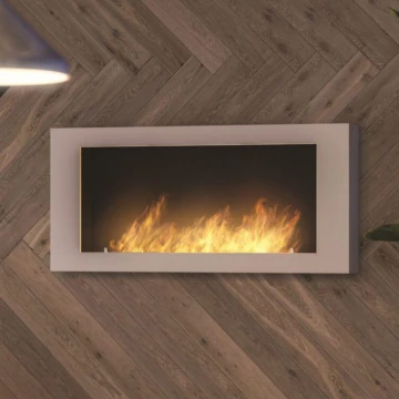 InFire - Επιτοίχιο Τζάκι Βιοαιθανόλης BIO 120x56 cm 3kW λευκό