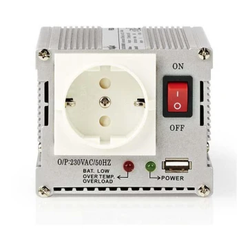 Inverter με έξοδο τροποποιημένης ημιτονοειδής κυματομορφής 300W/24/230V + USB