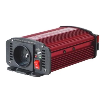 Inverter - μετατροπέας τάσης 300W/12/230V + USB