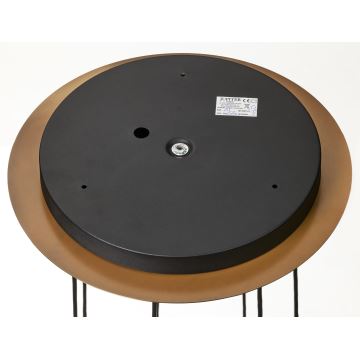 Jupiter 2021 - Κρεμαστό φωτιστικό οροφής ALAS 7xGU10/10W/230V χρυσαφί