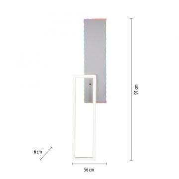 JUST LIGHT. 11326-95 - LED RGBW Dimmable φωτιστικό οροφής RENDA LED/31W/230V 2700-5000K + τηλεχειριστήριο