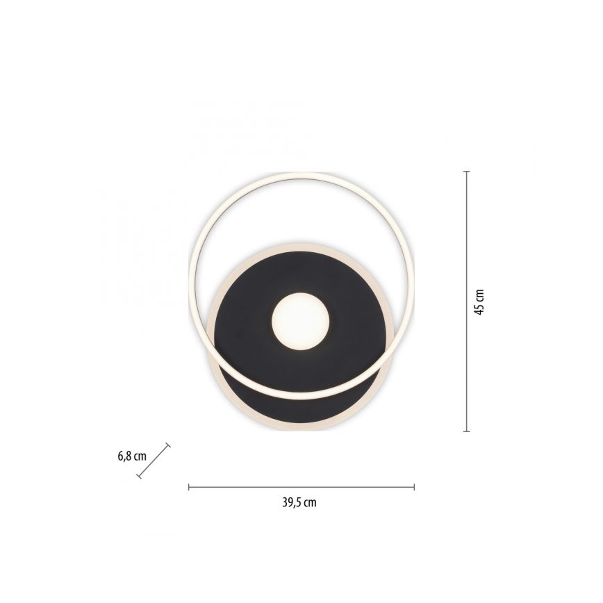 JUST LIGHT. 15046-18 - LED Dimmable φωτιστικό οροφής DOMINO LED/26,5W/230V