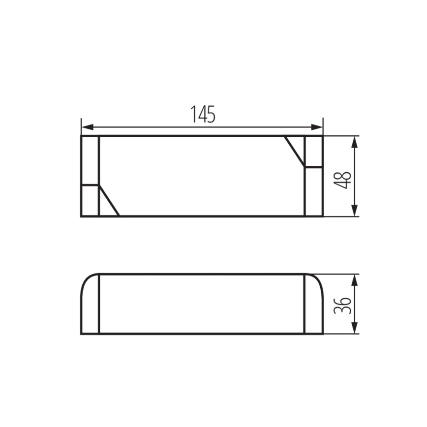 LED Ηλεκτρονικός μετασχηματιστής 30W/24V