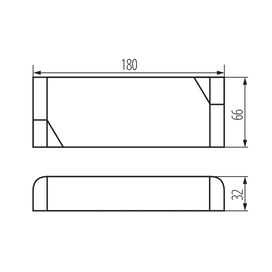 LED Ηλεκτρονικός μετασχηματιστής 100W/24V