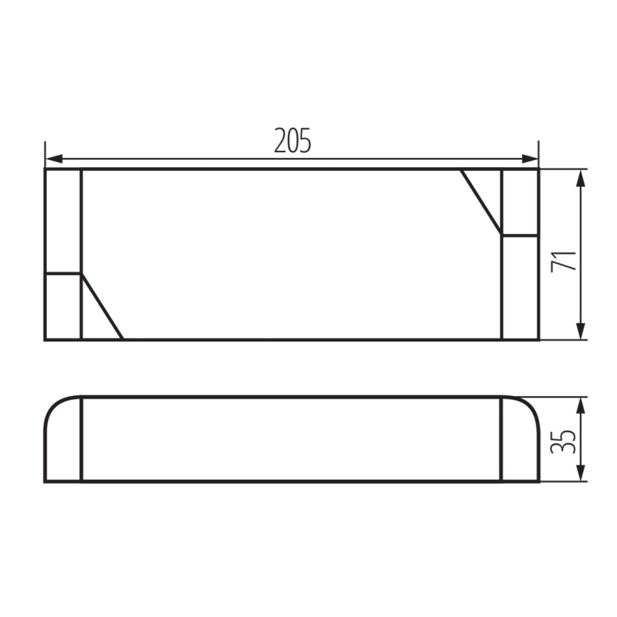 LED Ηλεκτρονικός μετασχηματιστής 150W/24V