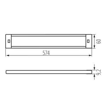 LED Dimming furniture lighting με αισθητήρα κίνησης DAXA LED/9W/24VΦωτισμός επίπλων LED Dimmable με αισθητήρα κίνησης DAXA LED/9W/24V 3000/4000/5500K 3000/4000/5500K