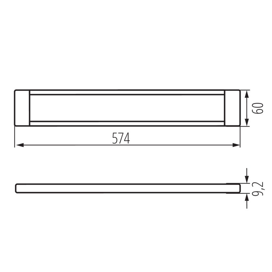 LED Dimmable φωτισμός επίπλων DAXA LED/9W/24V 3000/4000/5500K