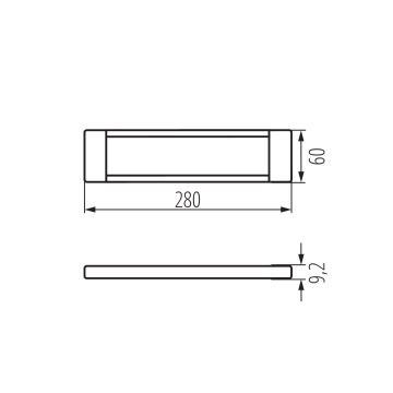 LED Dimmable φωτισμός επίπλων DAXA LED/5W/24V 3000/4000/5500K