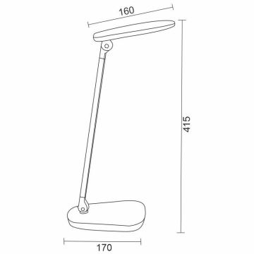 LED Dimmable επιτραπέζια λάμπα αφής AMY LED/5W/230V