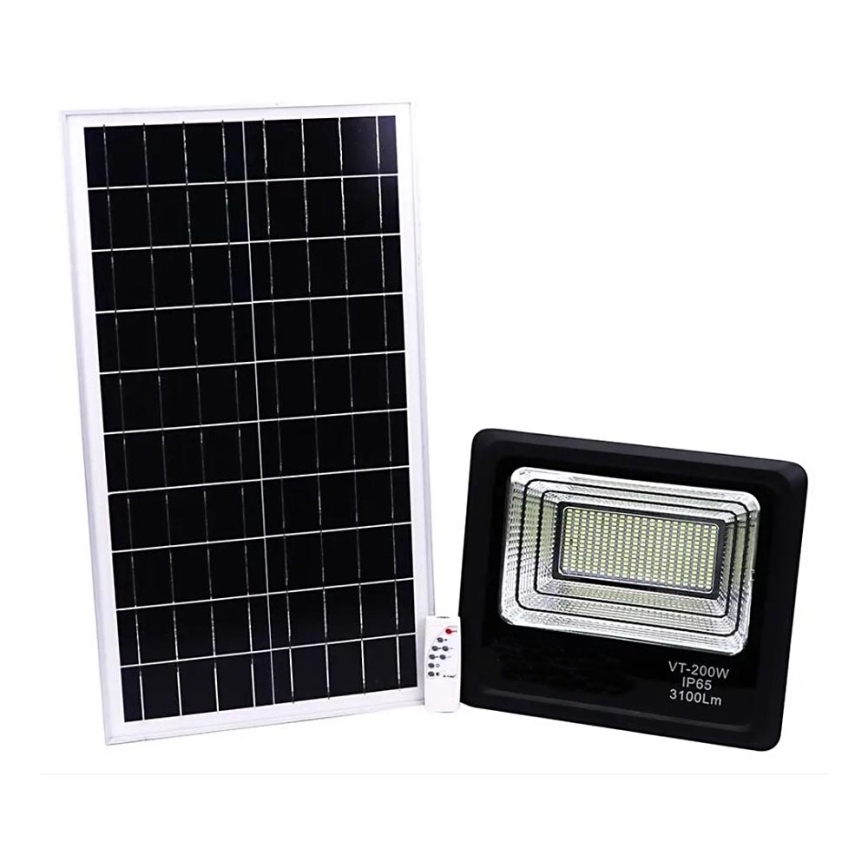 LED Dimmable ηλιακός προβολέας LED/40W/10V 4000K IP65 + τηλεχειριστήριο
