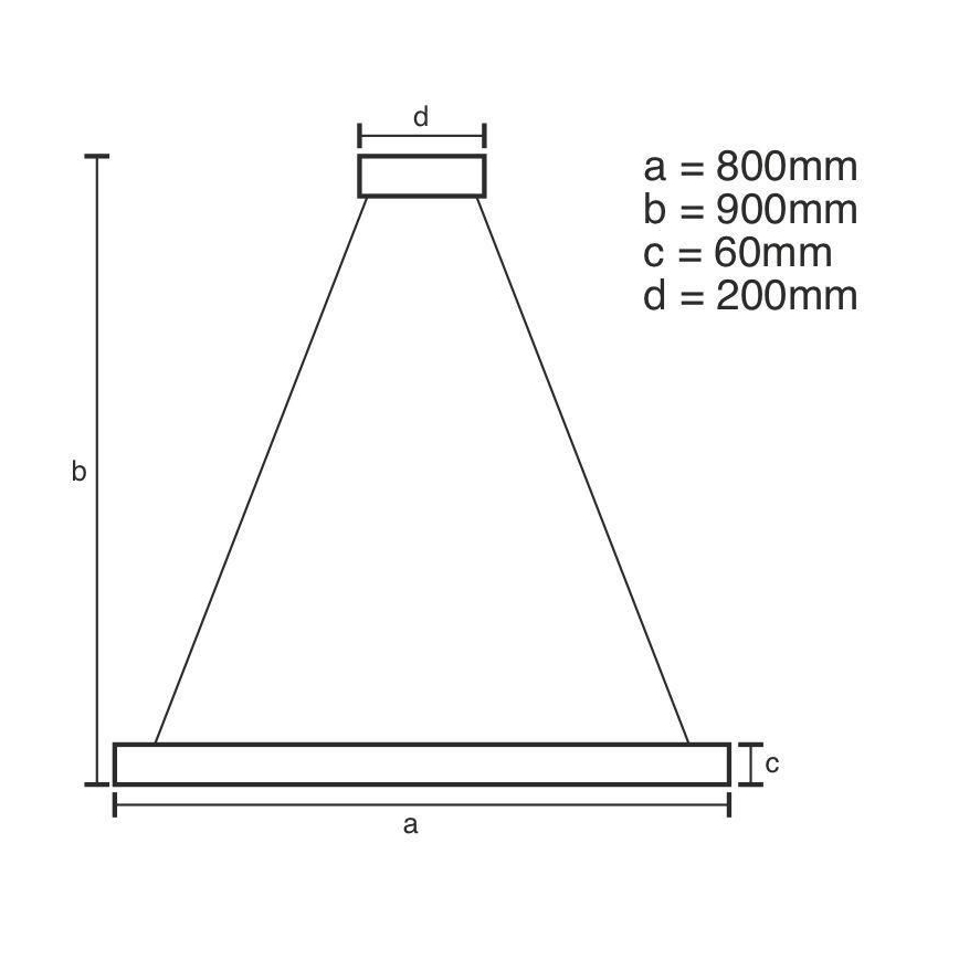 Led Dimmable κρεμαστό φωτιστικό οροφής LED/110W/230V 3000-6500K + τηλεχειριστήριο