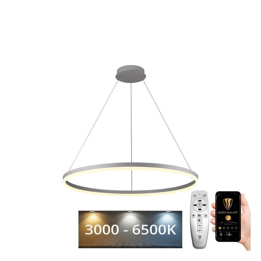 LED Dimmable κρεμαστό φωτιστικό οροφής LED/55W/230V 3000-6500K + τηλεχειριστήριο
