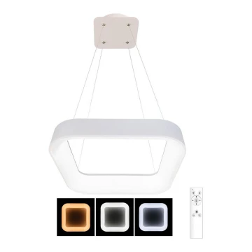 LED Dimmable κρεμαστό φωτιστικό οροφής NEST LED/40W/230V 3000-6500K λευκό + τηλεχειριστήριο
