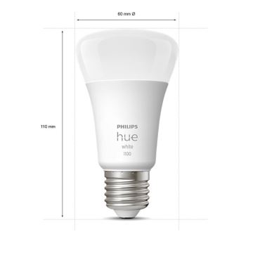 LED Dimmable λαμπτήρας Philips Hue WHITE E27/9,5W/230V 2700K