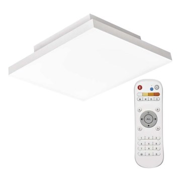 LED Dimmable φωτιστικό οροφής LED/18W/230V 2700K-6000K τετράγωνο CRI 95 + τηλεχειριστήριο