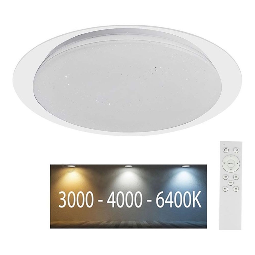 LED Dimmable φωτιστικό οροφής LED/40W/230V 3000K/4000K/6500K + RC