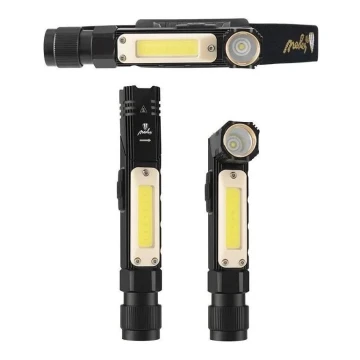 LED Dimming rechargeable flashlight 3σε1 LED/6W/5V IP44 800 mAh 320 lm