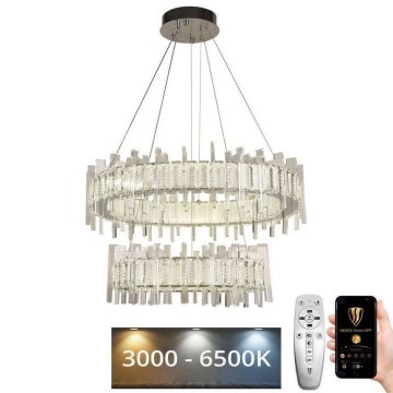 LED Dimming κρύσταλλο πολύφωτο on a string LED/65W/230V 3000-6500K + τηλεχειριστήριο